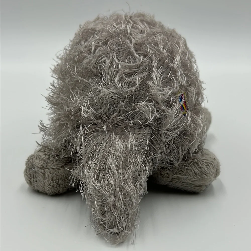 Vintage GANZ Porcupine Hedgehog Plush Toy White Gray 8 Inches HM368